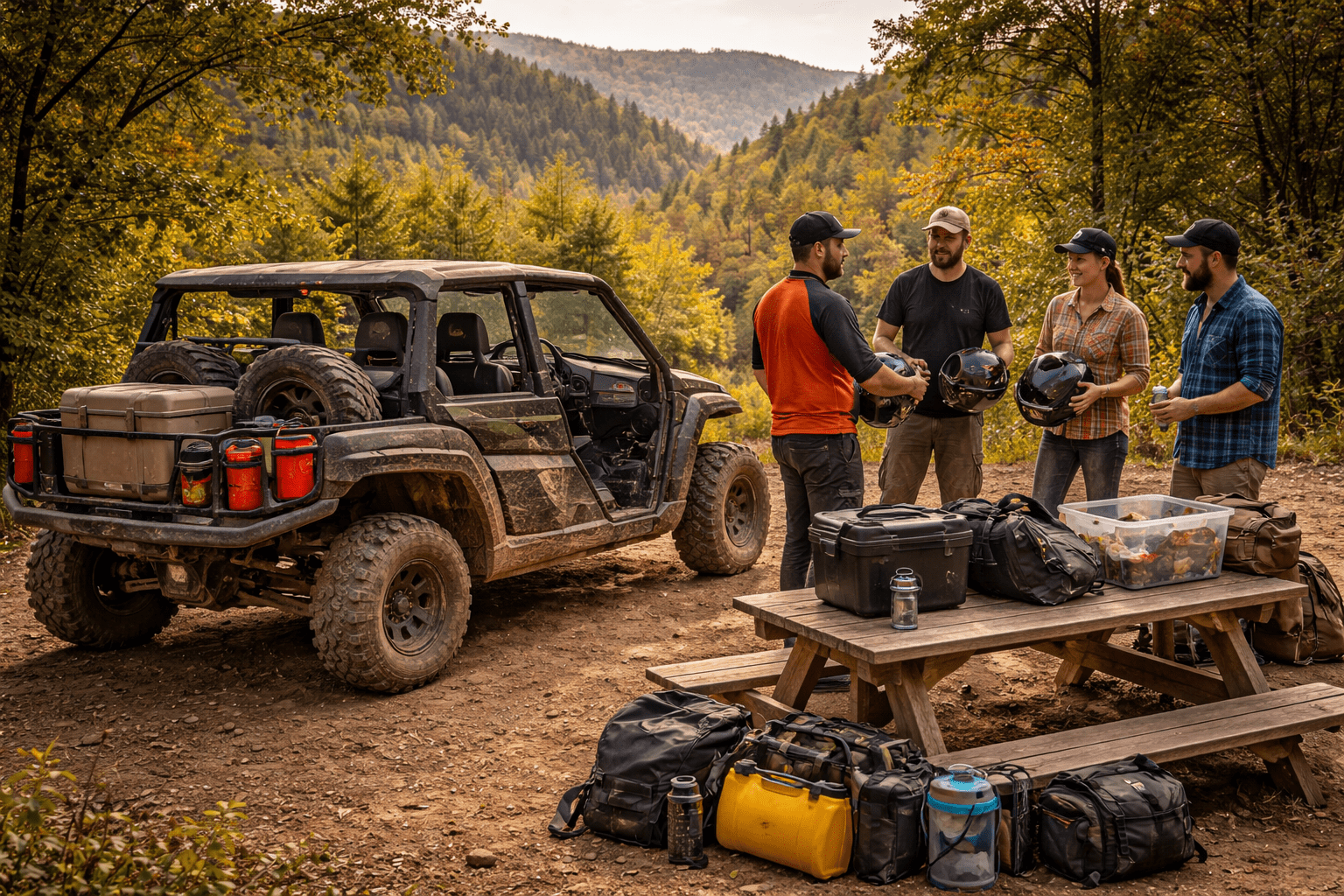 Best Trails at Wildcat Off-Road Park hero image with off-road riders in Kentucky