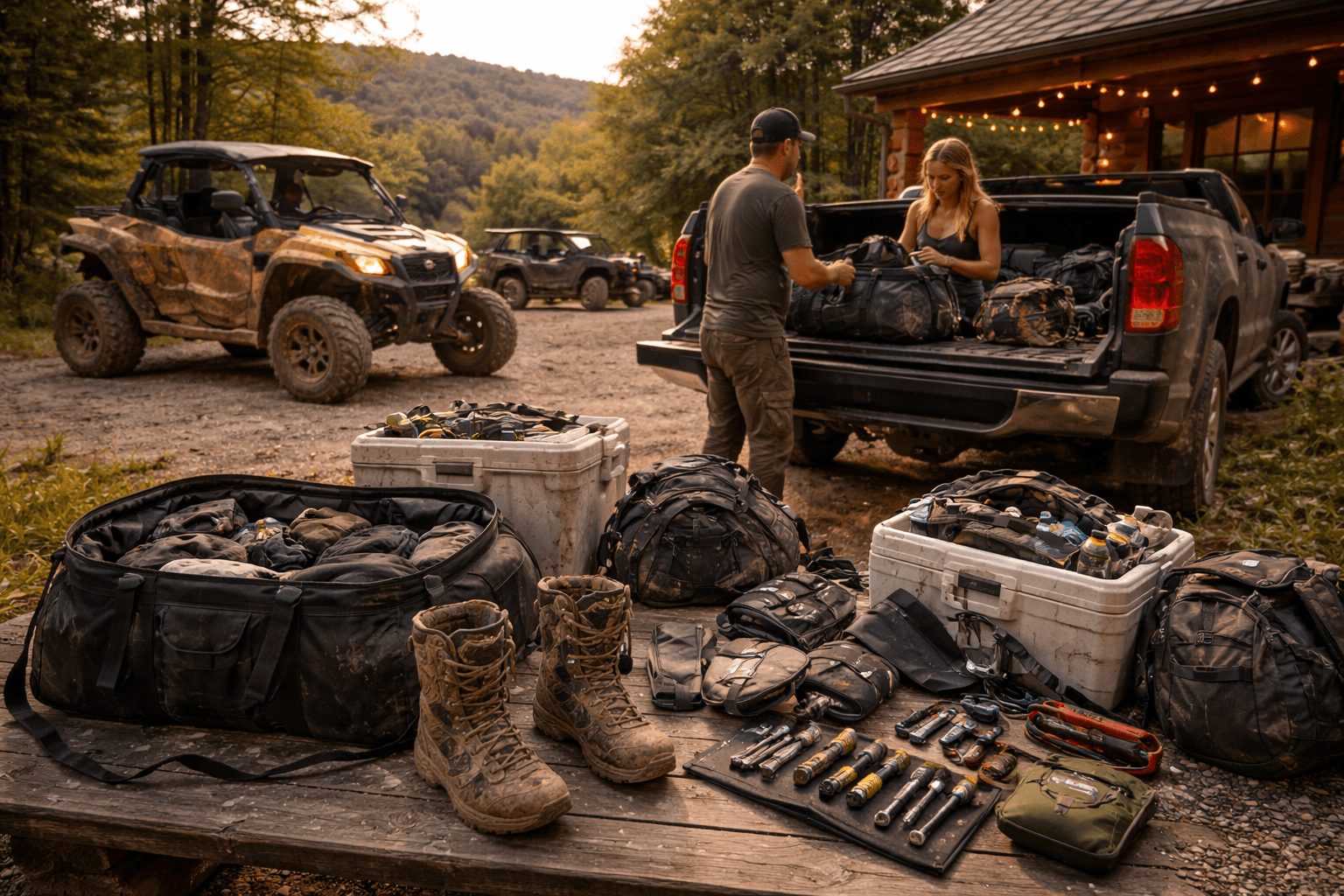 What to Pack for a UTV Trip to Wildcat hero image with off-road riders in Kentucky