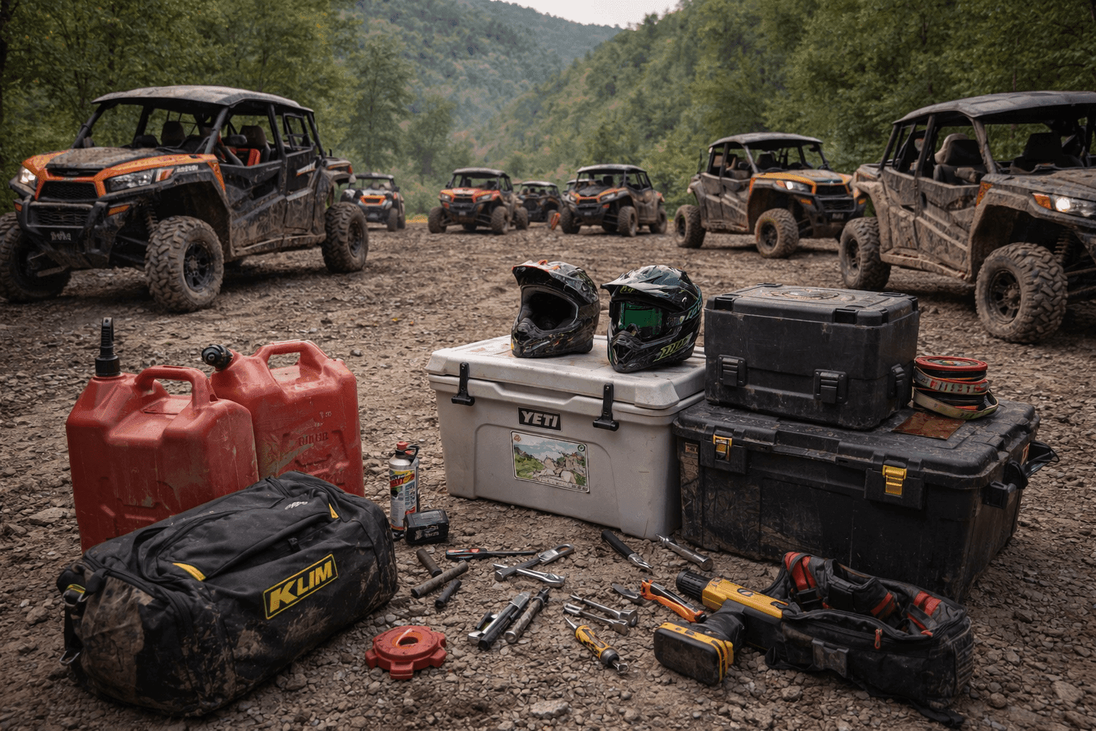 Wildcat trip supplies including gear, fuel, and food planning