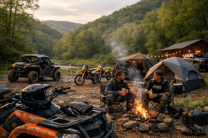 The Ultimate Wildcat Off-Road Park Trip Planning Guide hero image with off-road riders in Kentucky